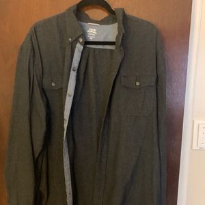 Men's Long Sleeve Gray Shirt